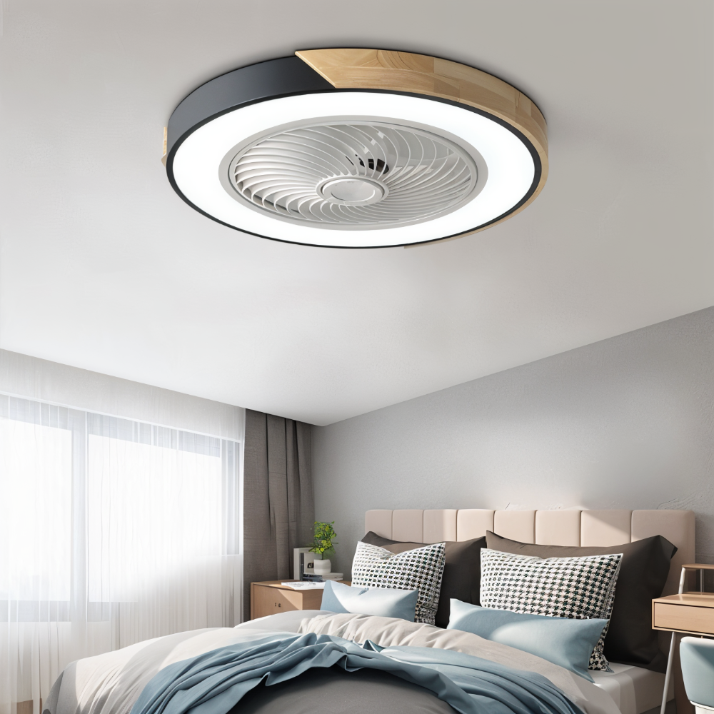 AeroLuma – Ventilatore da soffitto intelligente con illuminazione LED e funzionamento silenzioso