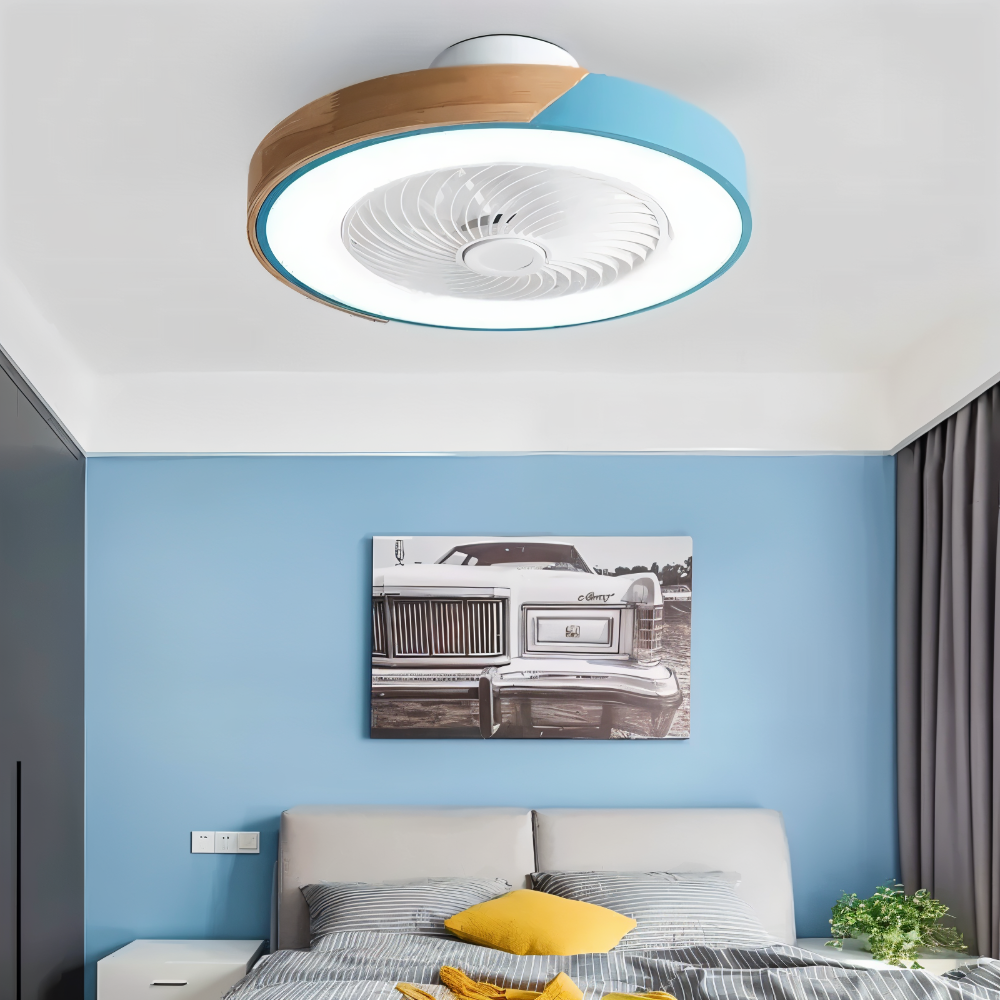 AeroLuma – Ventilatore da soffitto intelligente con illuminazione LED e funzionamento silenzioso
