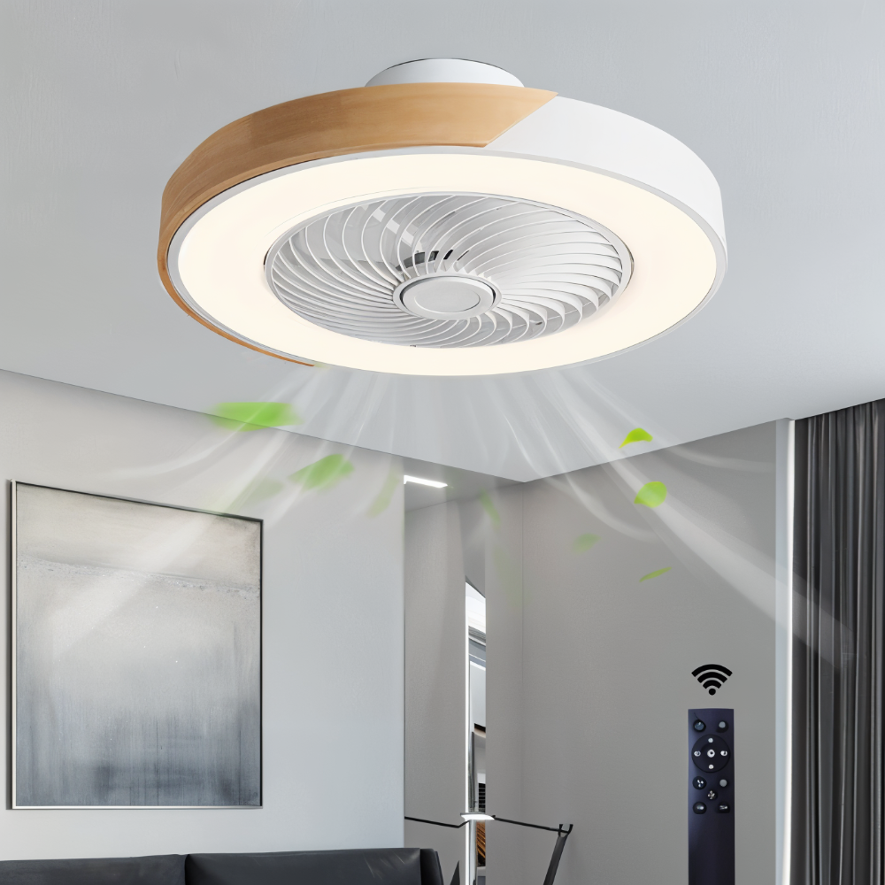 AeroLuma – Ventilatore da soffitto intelligente con illuminazione LED e funzionamento silenzioso