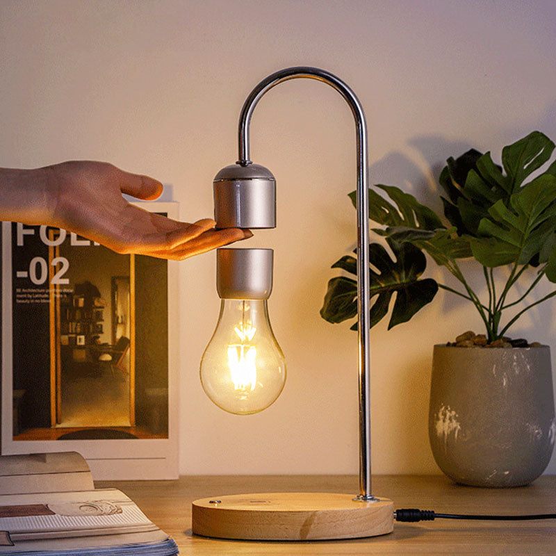 LevLight - Lampada Sospesa con Ricarica Wireless e Illuminazione LED Calda