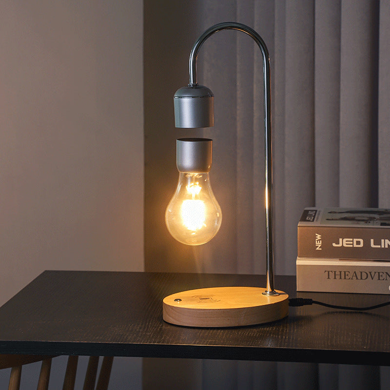 LevLight - Lampada Sospesa con Ricarica Wireless e Illuminazione LED Calda
