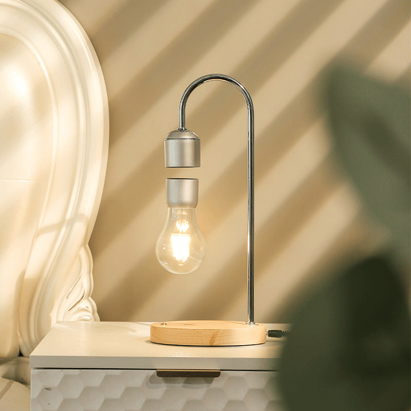 LevLight - Lampada Sospesa con Ricarica Wireless e Illuminazione LED Calda