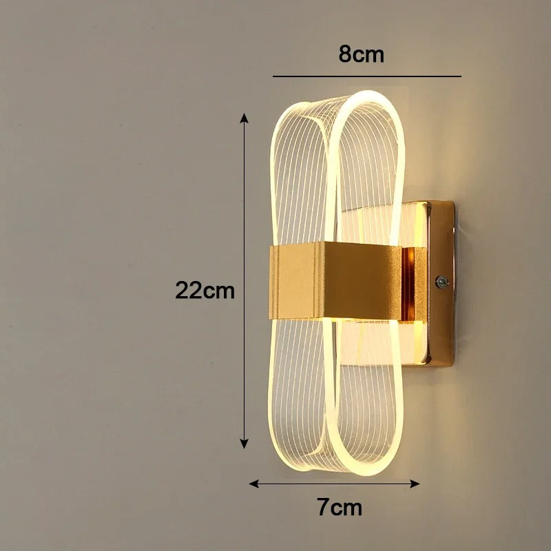 Lampada da Parete di Lusso Nordica per Interni Moderni