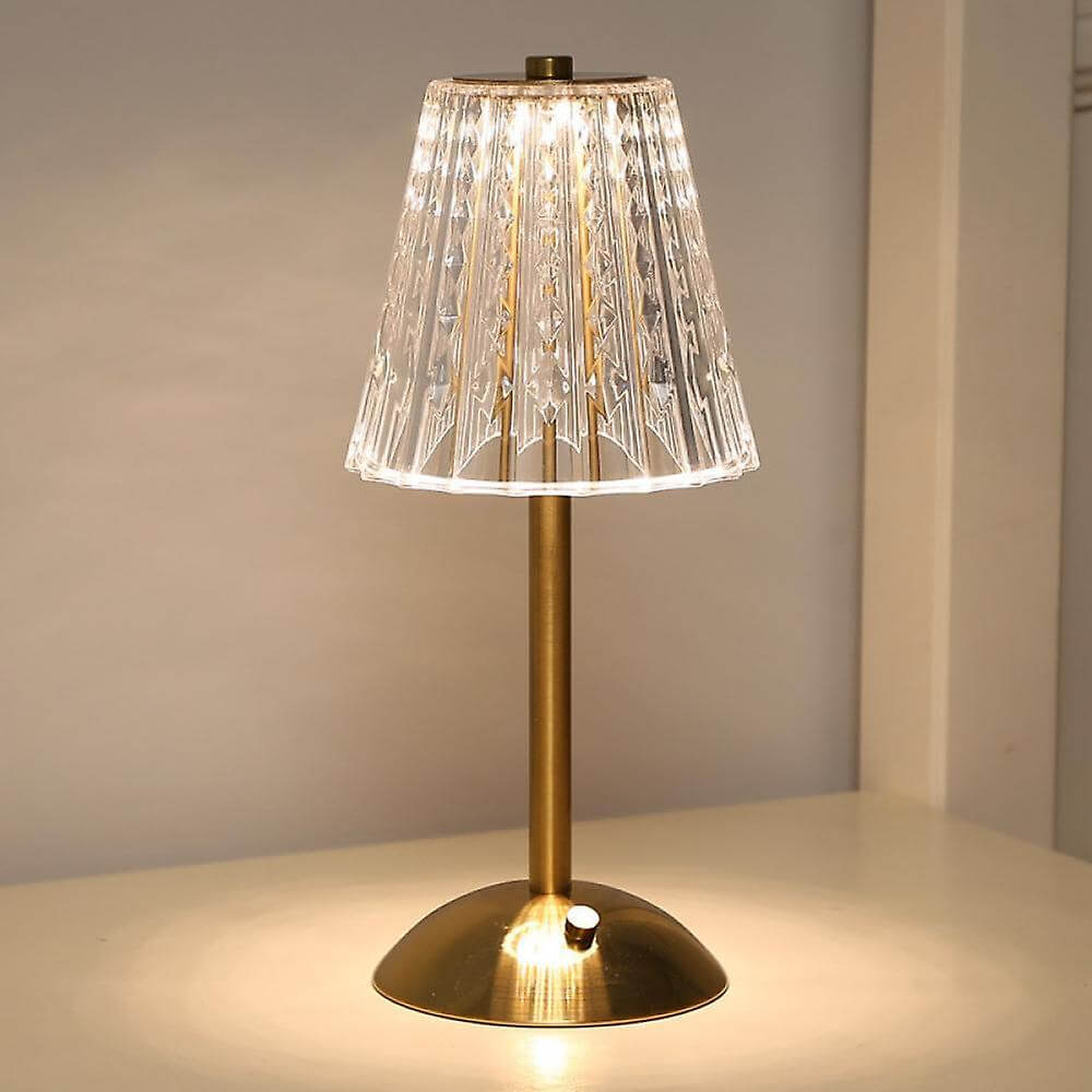 Lampada da Tavolo in Cristallo Attivata dal Tocco