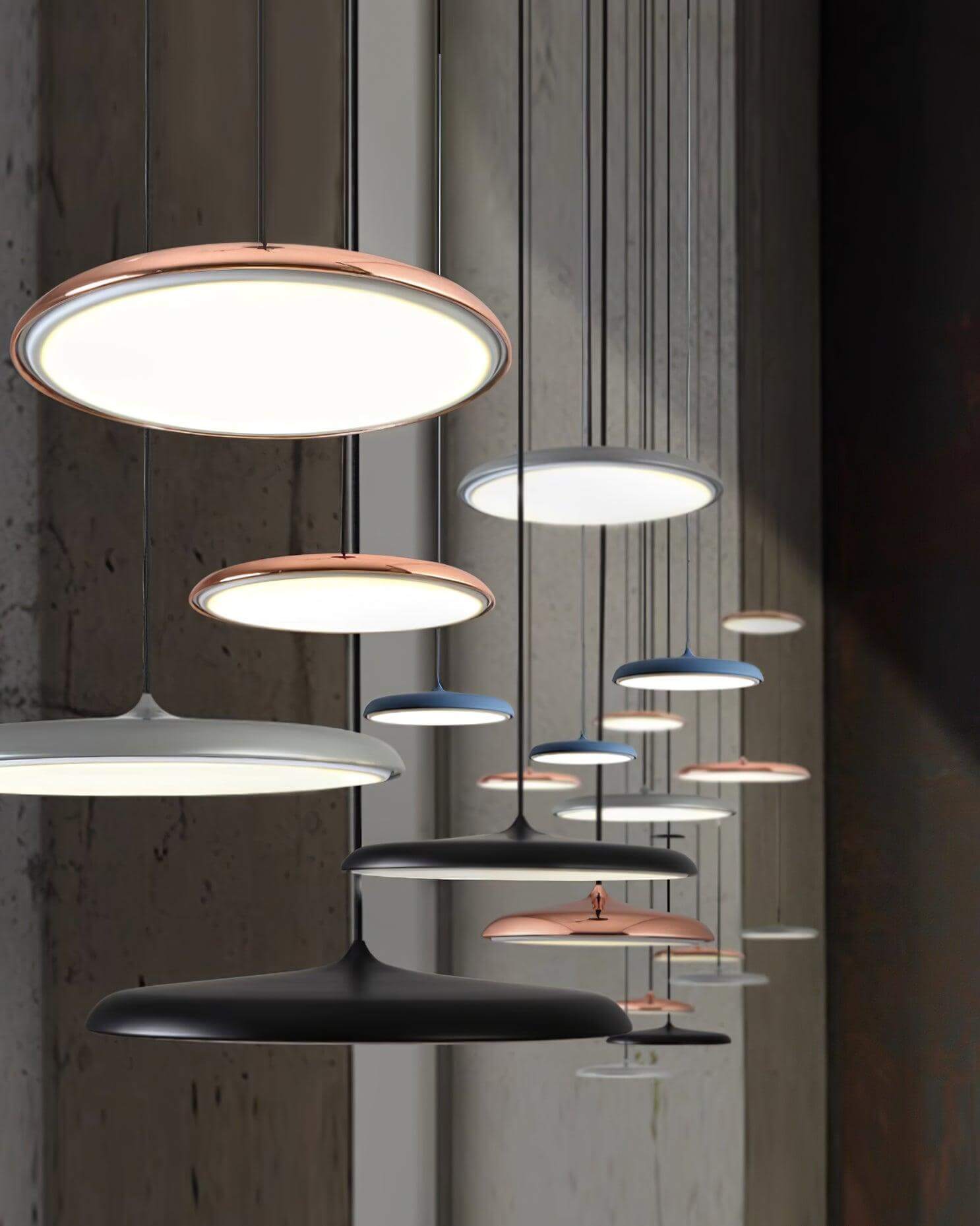 Lampada a Sospensione dal Design Semplice per Ambienti Moderni