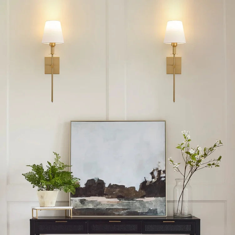 Elarisse | Luce da parete wireless ricaricabile con telecomando e design metallico moderno