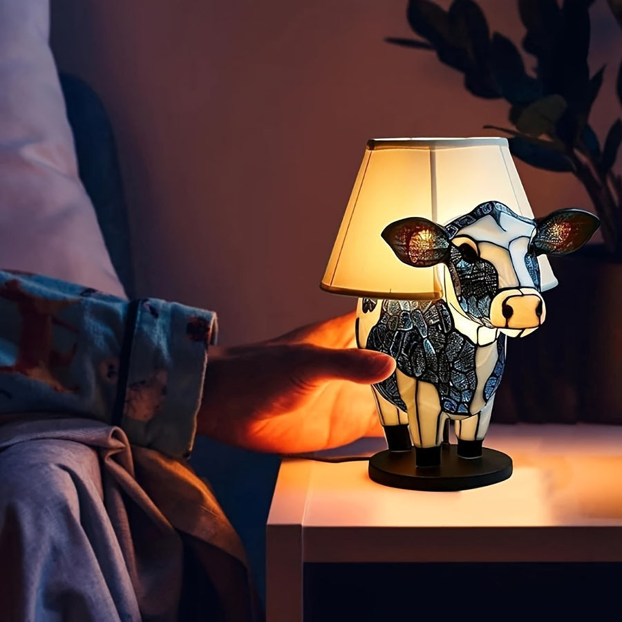Mucca Decorativa Unica con Funzione Luce