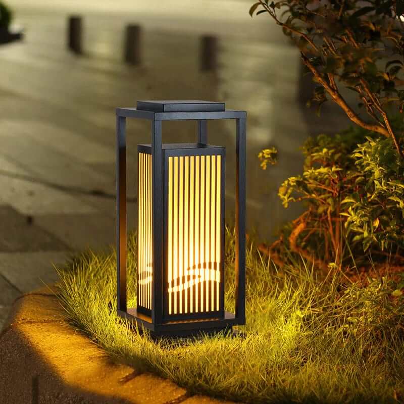 Lampione da Esterno a LED Solare, Lampada da Giardino Impermeabile