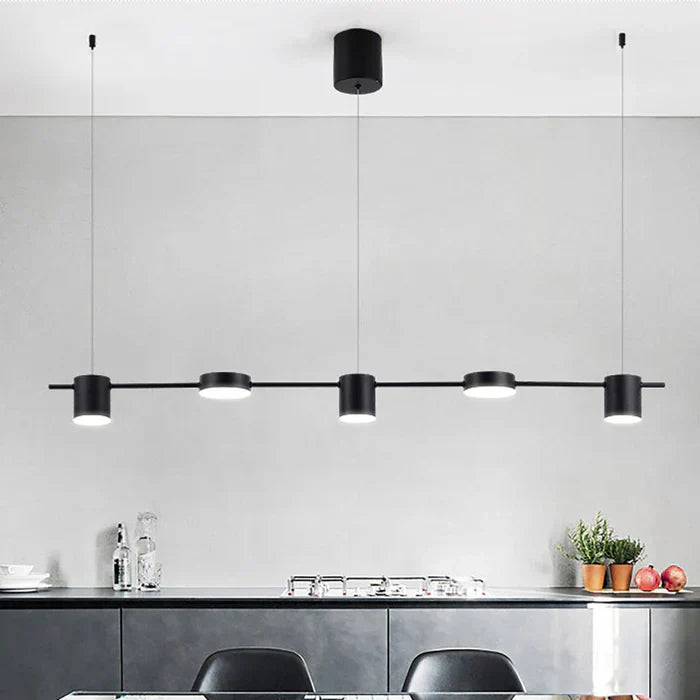 Arivelle | Lampadario LED in Alluminio Moderno Multi-Head in Nero o Oro