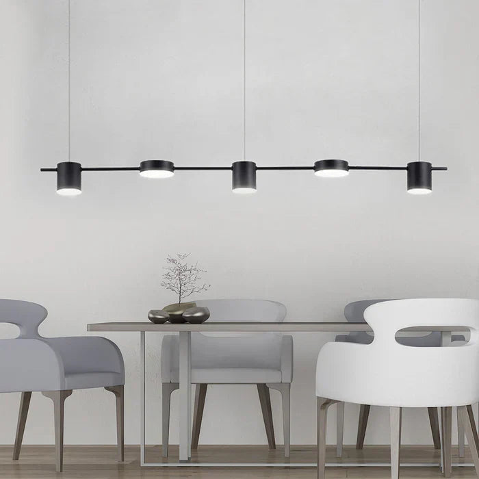 Arivelle | Lampadario LED in Alluminio Moderno Multi-Head in Nero o Oro