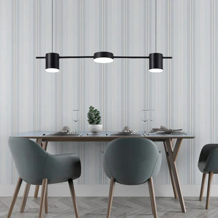 Arivelle | Lampadario LED in Alluminio Moderno Multi-Head in Nero o Oro