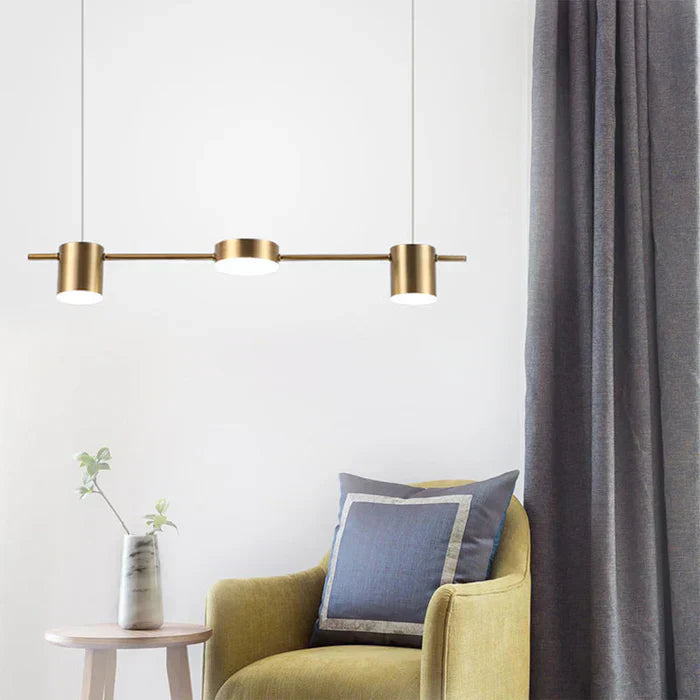 Arivelle | Lampadario LED in Alluminio Moderno Multi-Head in Nero o Oro