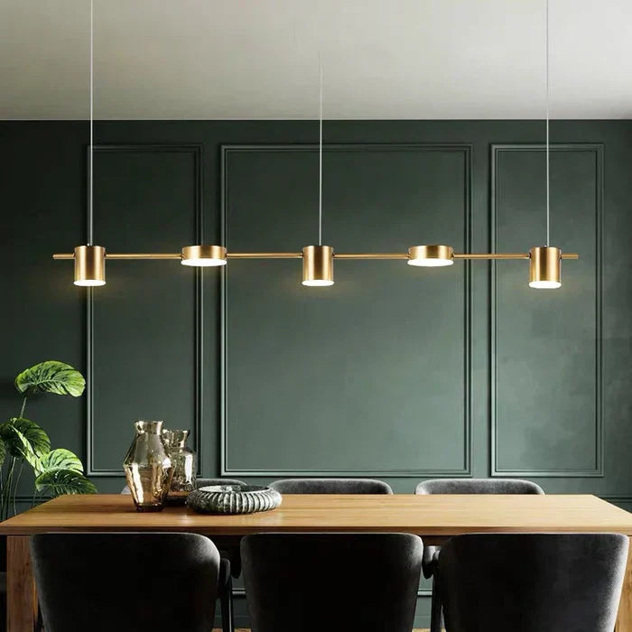 Arivelle | Lampadario LED in Alluminio Moderno Multi-Head in Nero o Oro