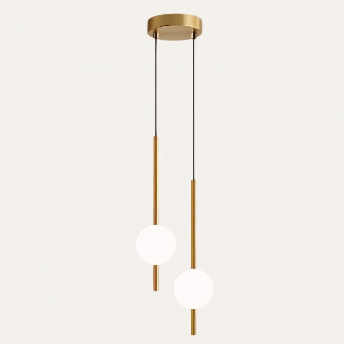 Lampadario a LED con Globo in Vetro Afzal