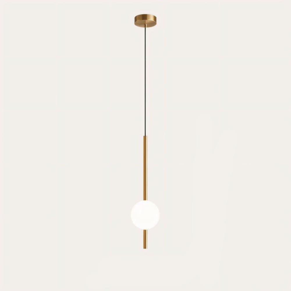 Lampadario a LED con Globo in Vetro Afzal