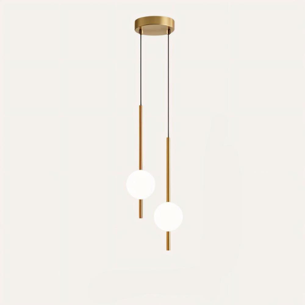 Lampadario a LED con Globo in Vetro Afzal