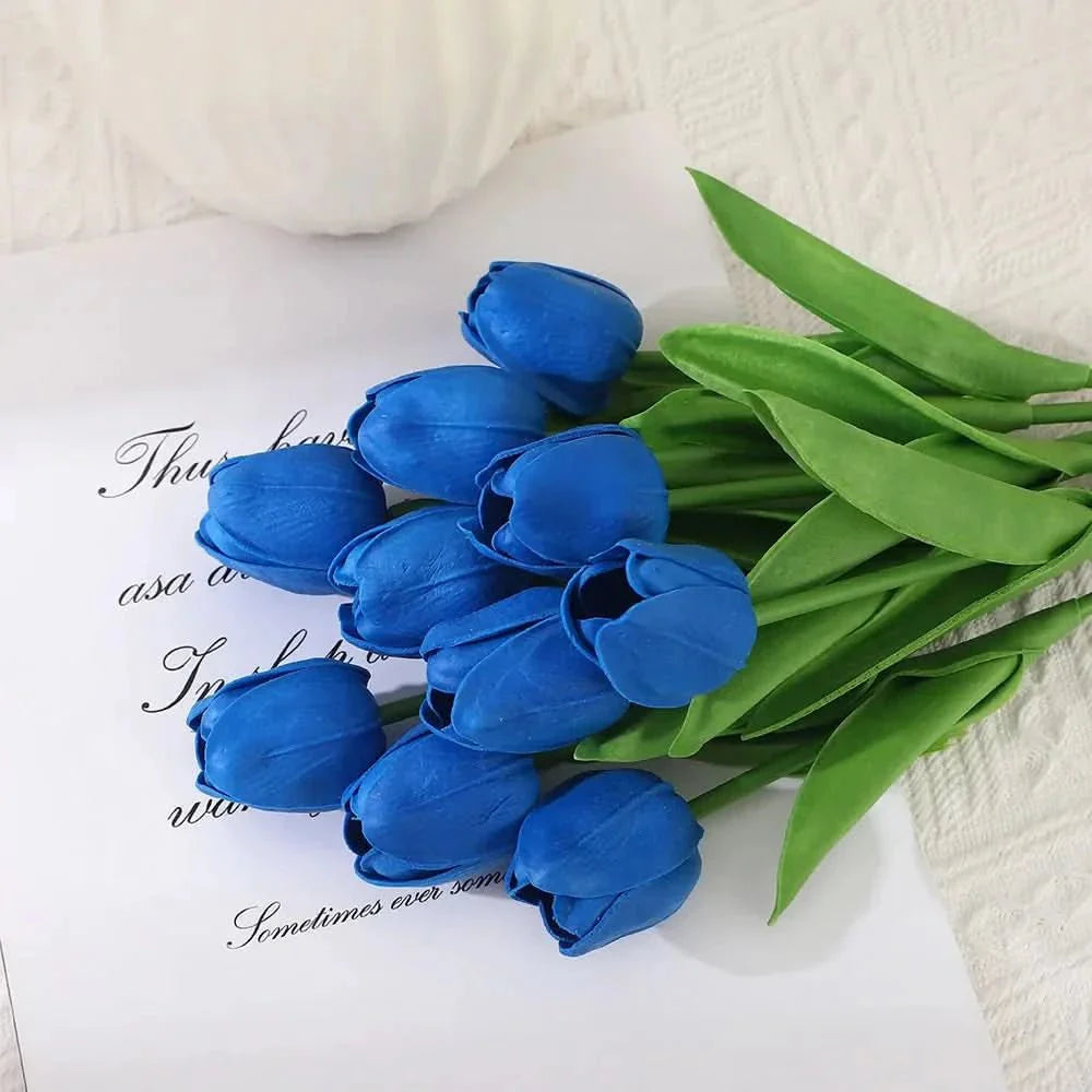 AMBIATULIP – Tulipani Artificiali Real Touch per un Decor Calmo ed Elegante
