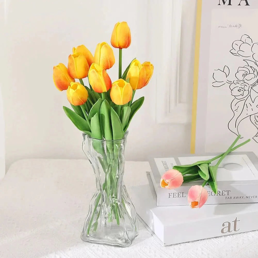 AMBIATULIP – Tulipani Artificiali Real Touch per un Decor Calmo ed Elegante