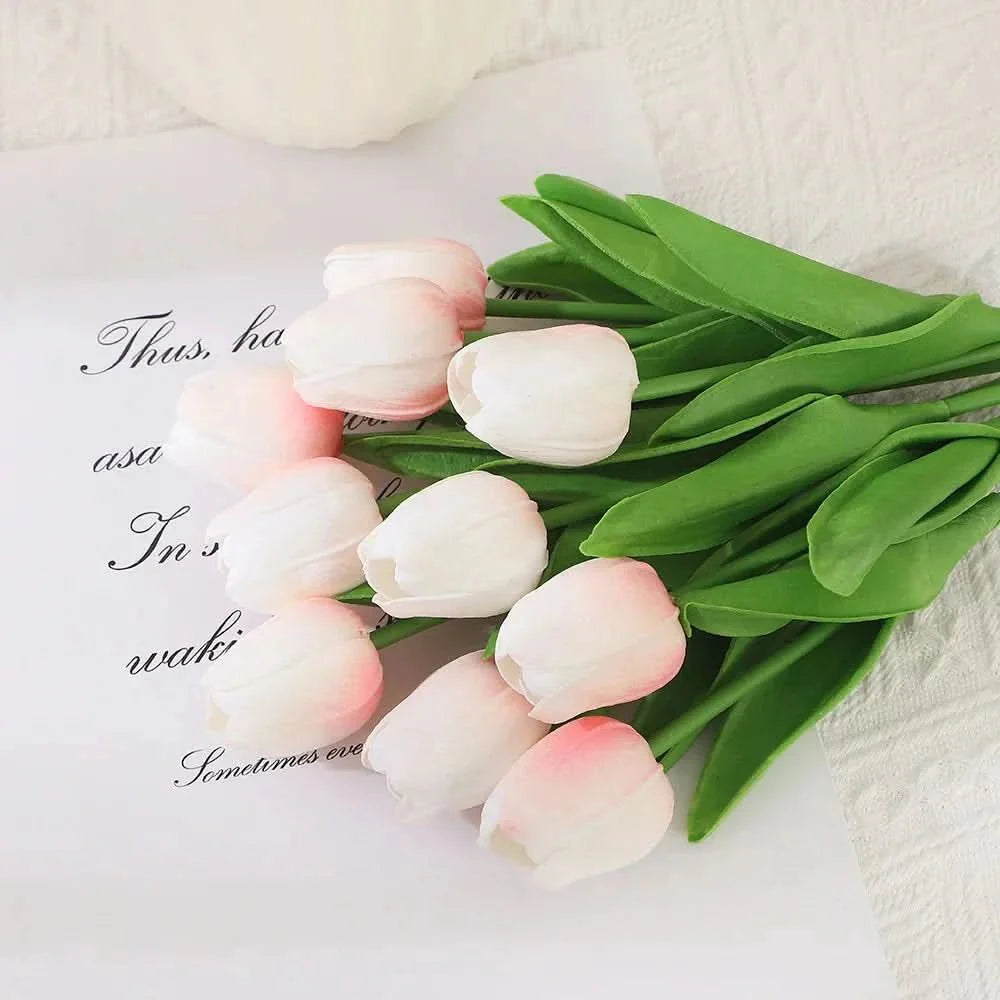 AMBIATULIP – Tulipani Artificiali Real Touch per un Decor Calmo ed Elegante