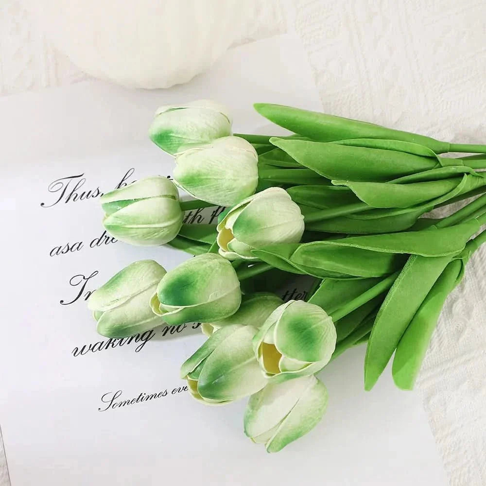 AMBIATULIP – Tulipani Artificiali Real Touch per un Decor Calmo ed Elegante