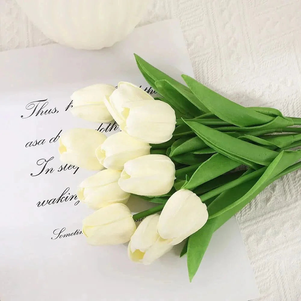 AMBIATULIP – Tulipani Artificiali Real Touch per un Decor Calmo ed Elegante