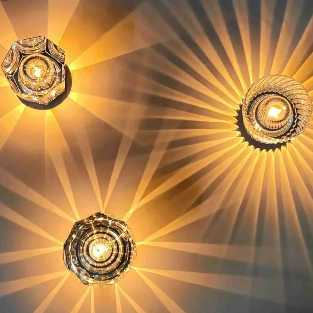 Lampada - Lampada da Tavolo LED Ricaricabile in Cristallo di Diamante di Lusso