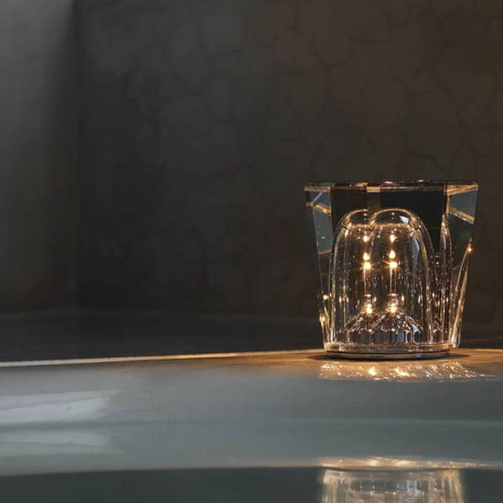 Lampada - Lampada da Tavolo LED Ricaricabile in Cristallo di Diamante di Lusso