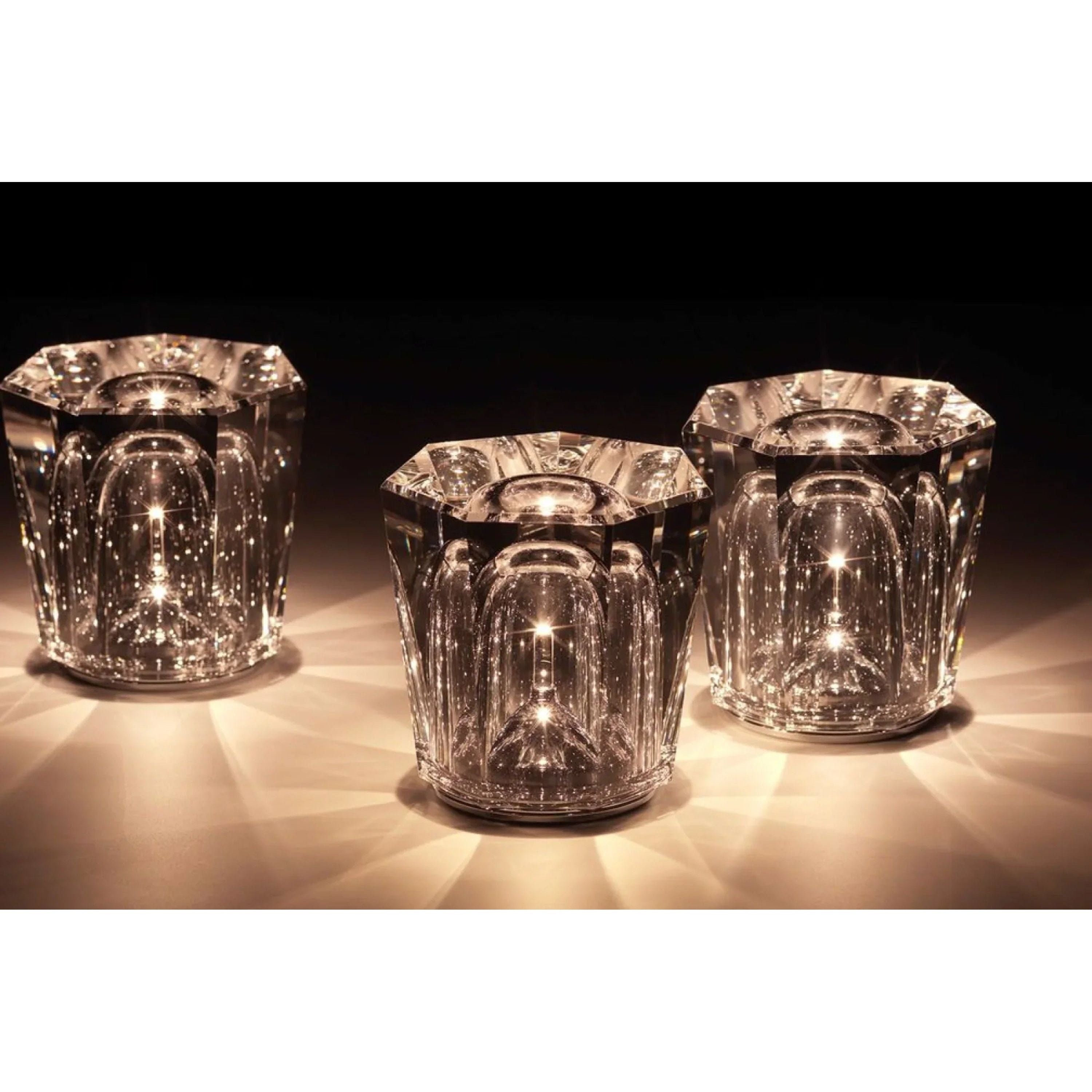Lampada - Lampada da Tavolo LED Ricaricabile in Cristallo di Diamante di Lusso