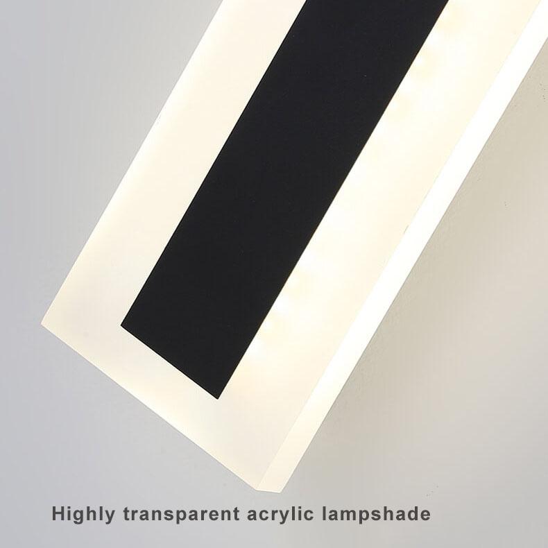 Elegante lampada da parete LED per esterni - Atmosfera e stile moderni