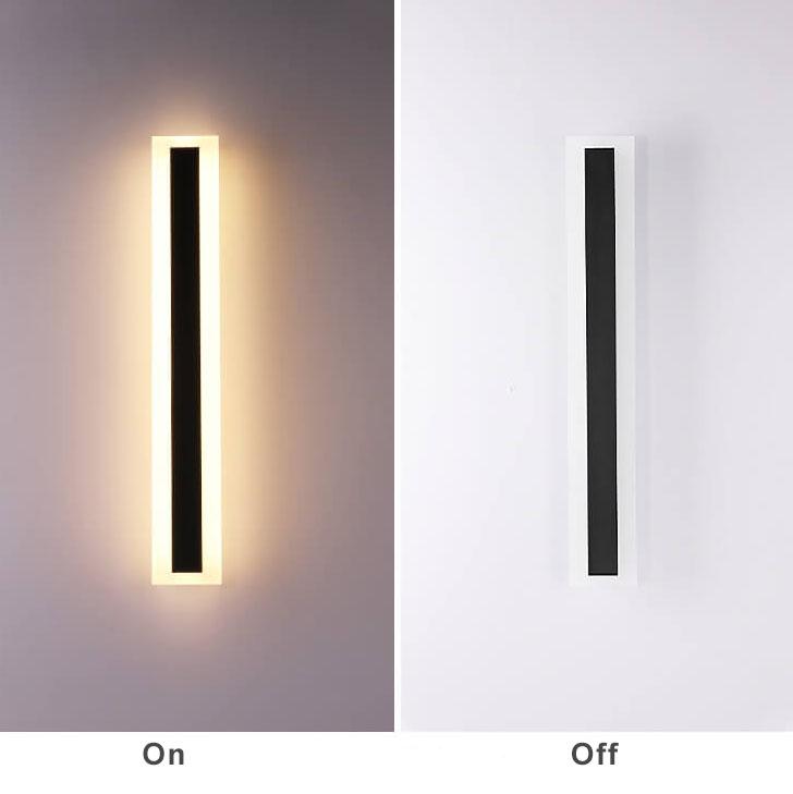 Elegante lampada da parete LED per esterni - Atmosfera e stile moderni