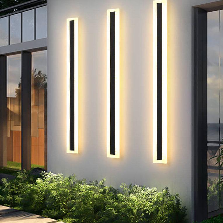 Elegante lampada da parete LED per esterni - Atmosfera e stile moderni