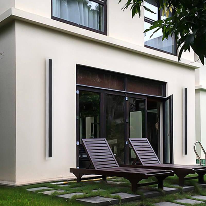 Elegante lampada da parete LED per esterni - Atmosfera e stile moderni