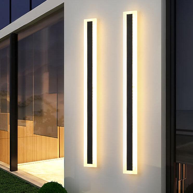 Elegante lampada da parete LED per esterni - Atmosfera e stile moderni