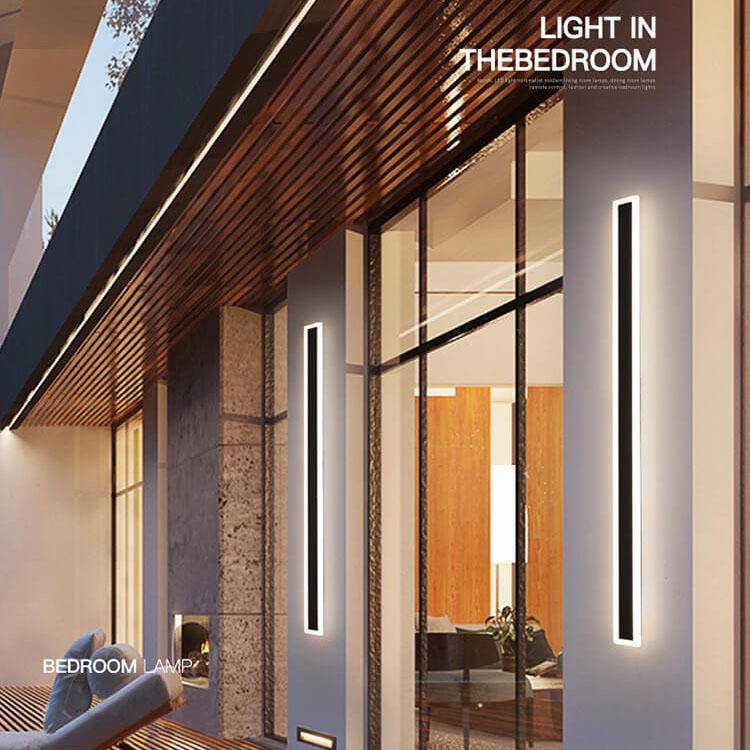 Elegante lampada da parete LED per esterni - Atmosfera e stile moderni