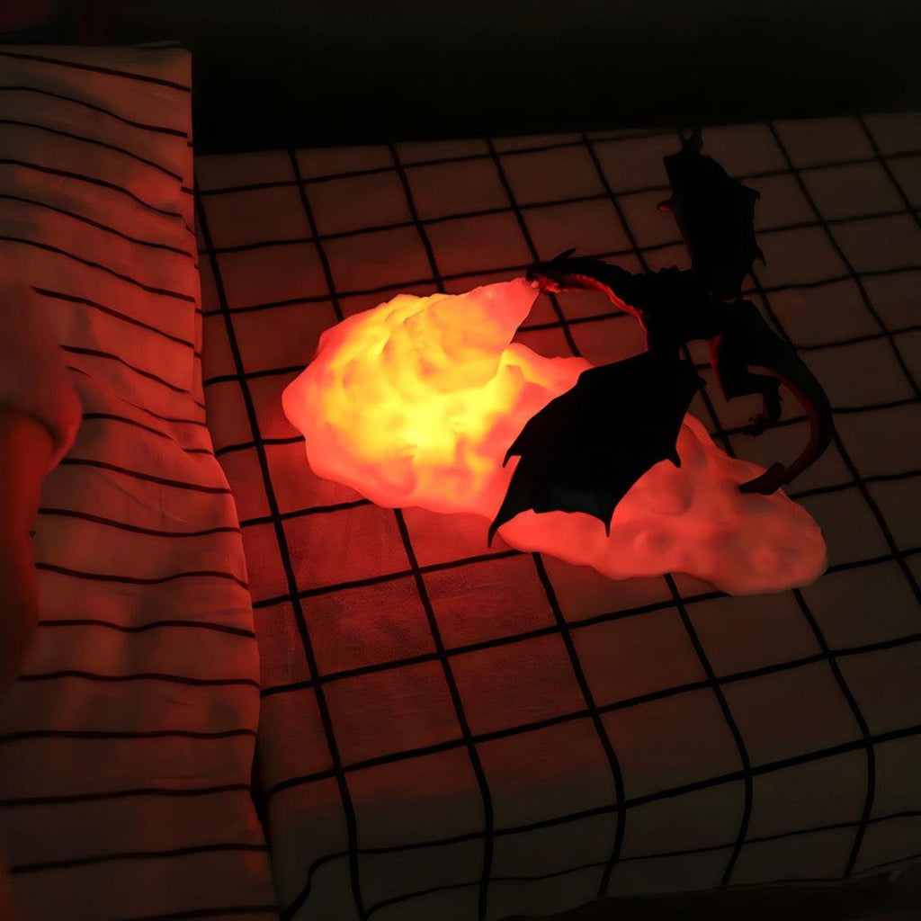 ARCANEX – Lampada LED Drago Mistico con Luce Ambientale Multicolore