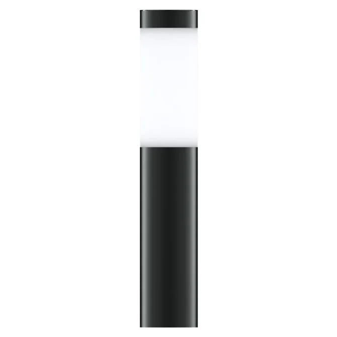 Luci da Giardino a Bollard Alimentate da Sole in 2 Pezzi con Involucro Cilindrico