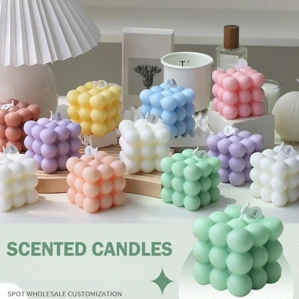 AromaCube – Candela profumata decorativa a forma di cubo