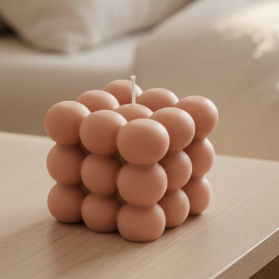 AromaCube – Candela profumata decorativa a forma di cubo
