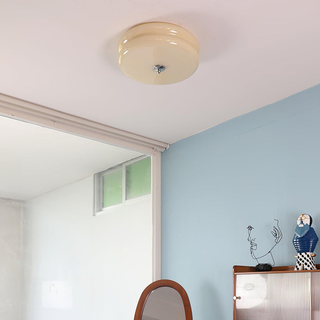 Art Deco Ceiling Light with Integrated LED