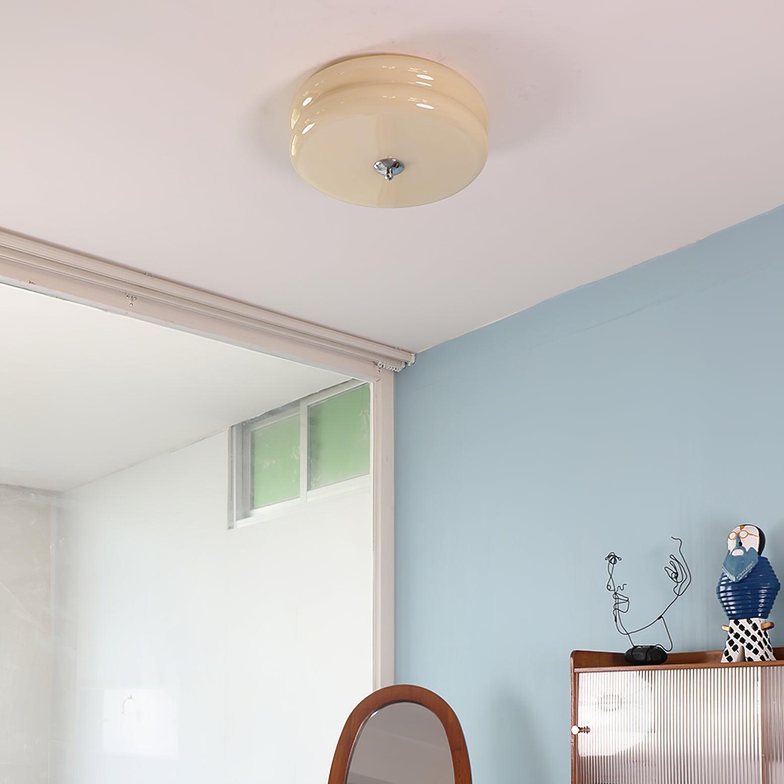 Art Deco Ceiling Light with Integrated LED