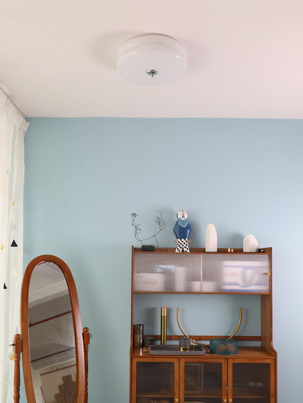 Art Deco Ceiling Light with Integrated LED