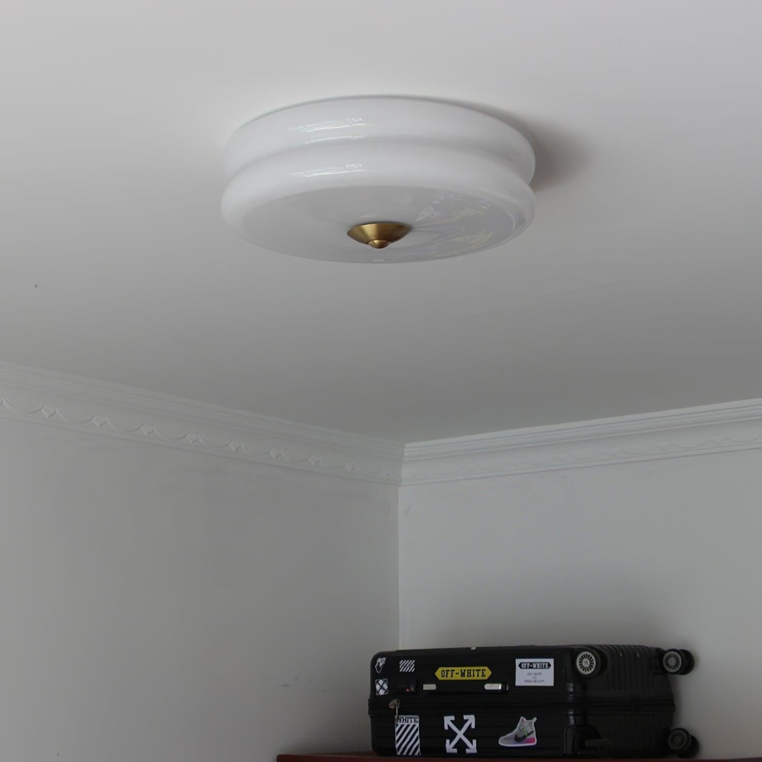 Art Deco Ceiling Light with Integrated LED