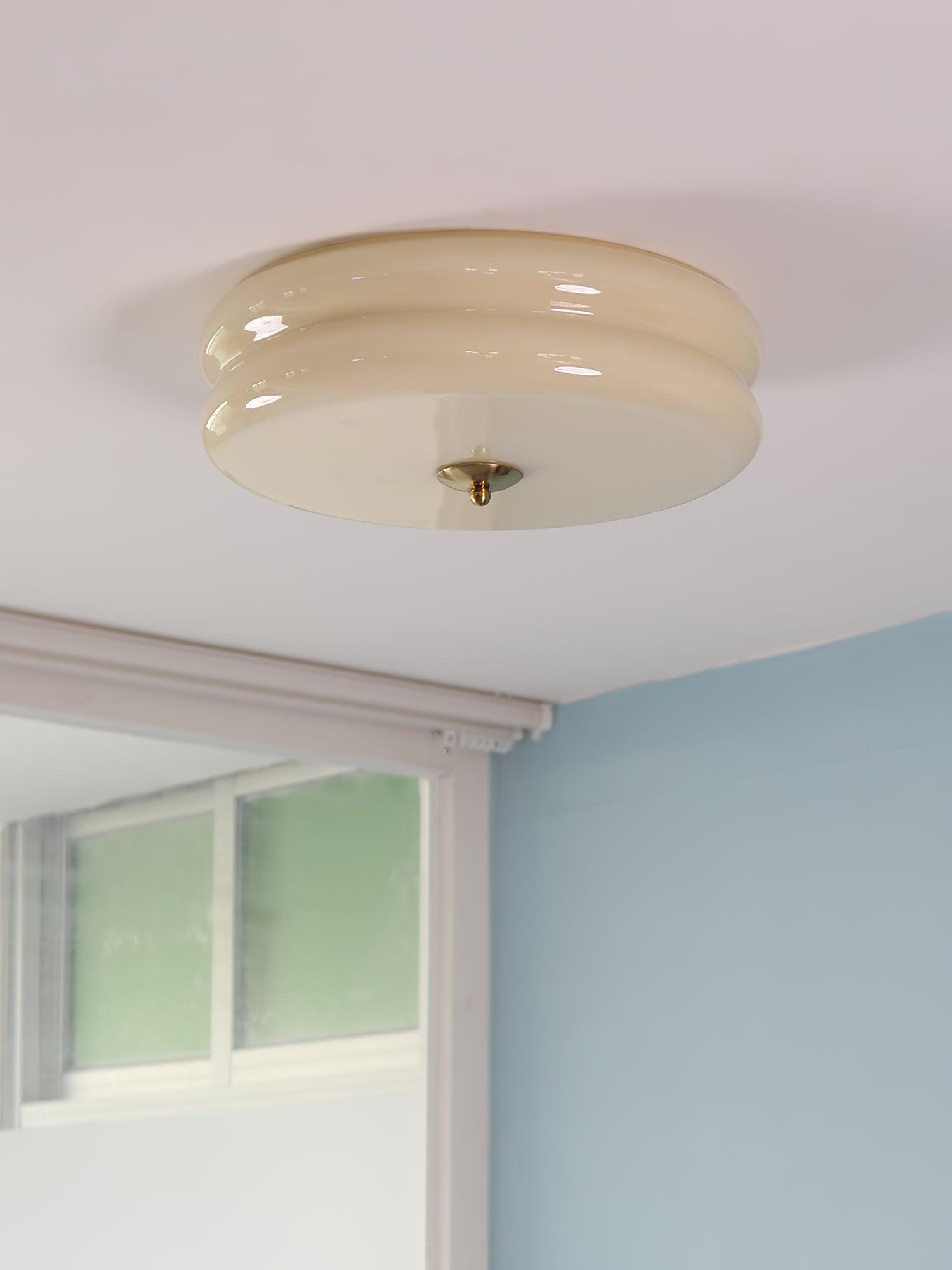 Art Deco Ceiling Light with Integrated LED
