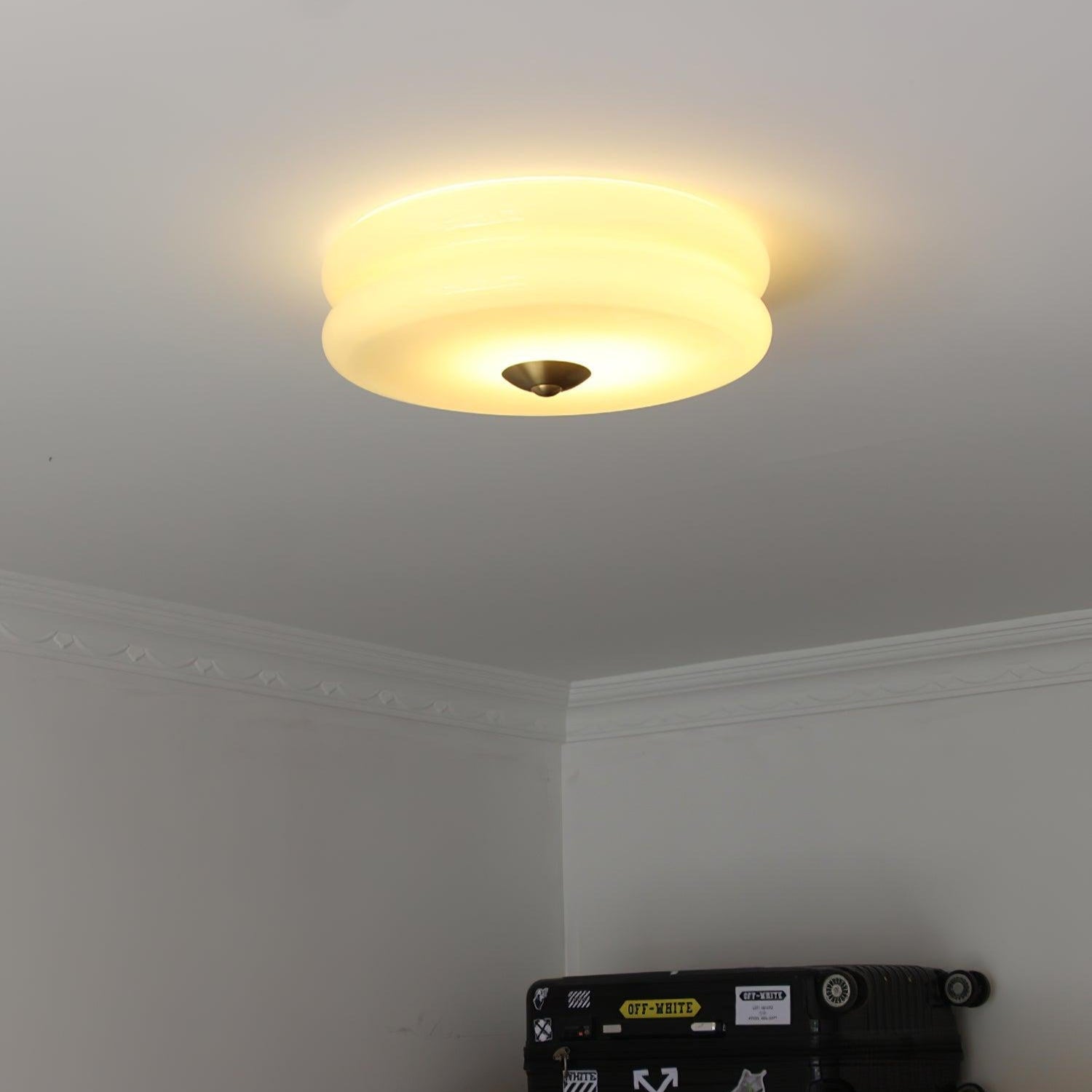 Art Deco Ceiling Light with Integrated LED