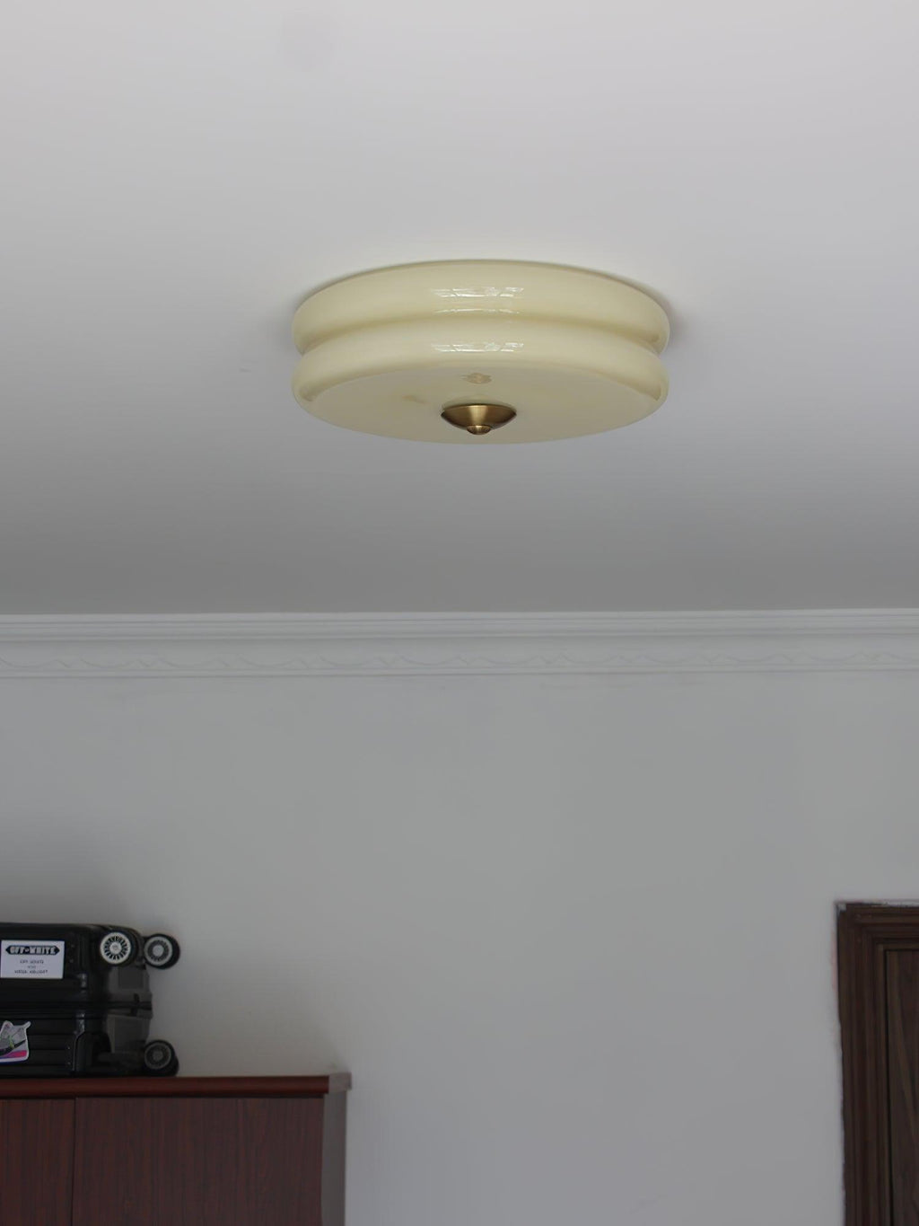 Art Deco Ceiling Light with Integrated LED