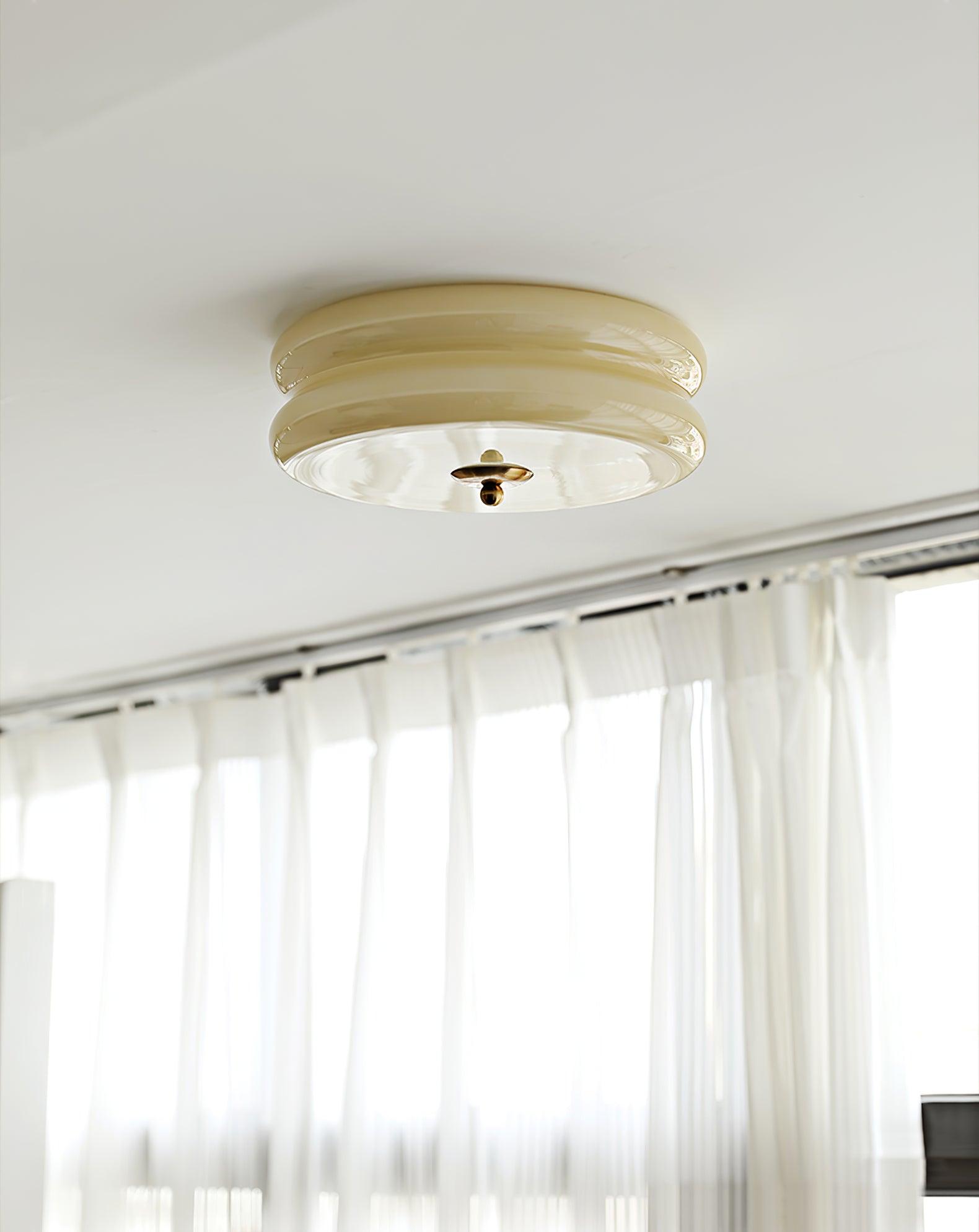Art Deco Ceiling Light with Integrated LED