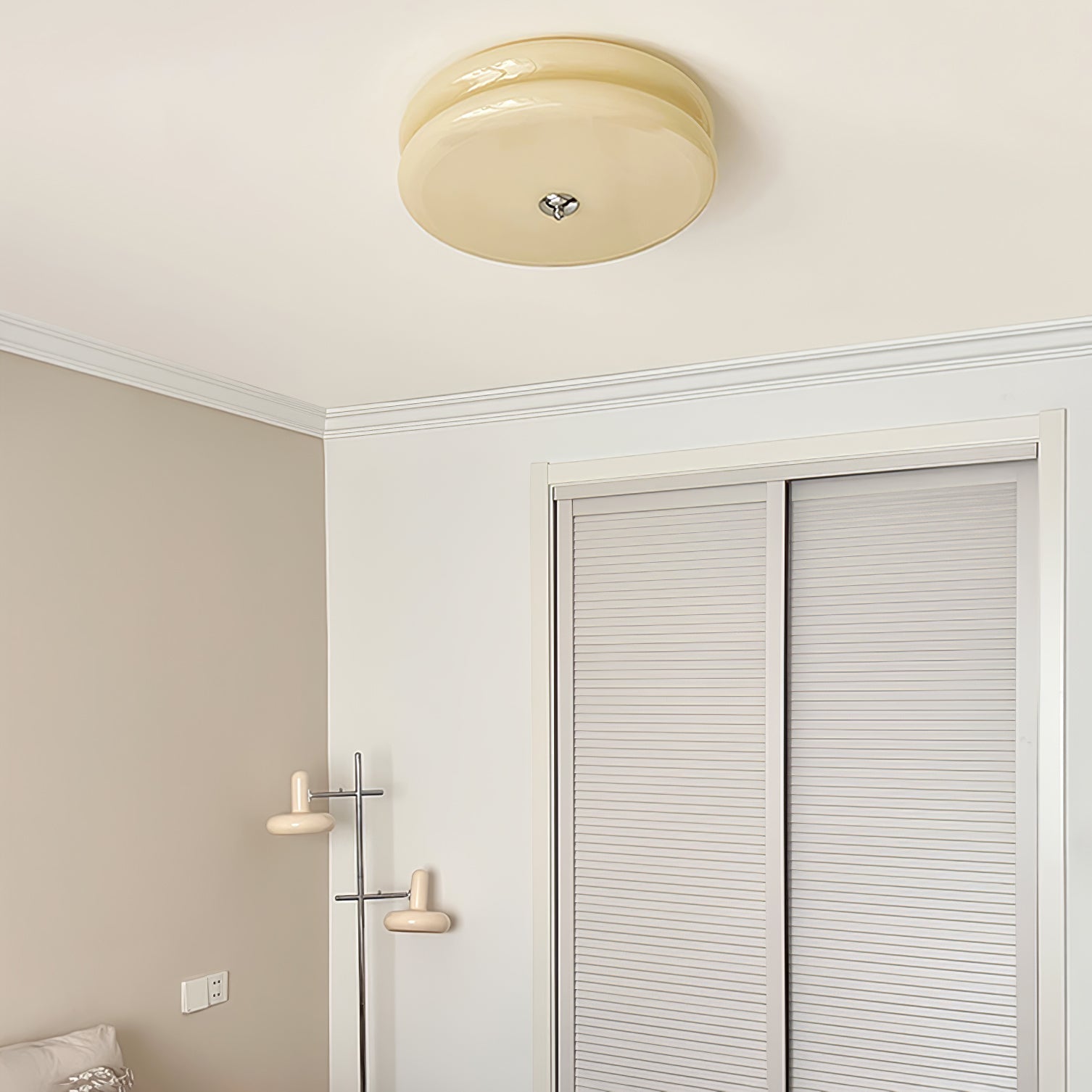 Art Deco Ceiling Light with Integrated LED
