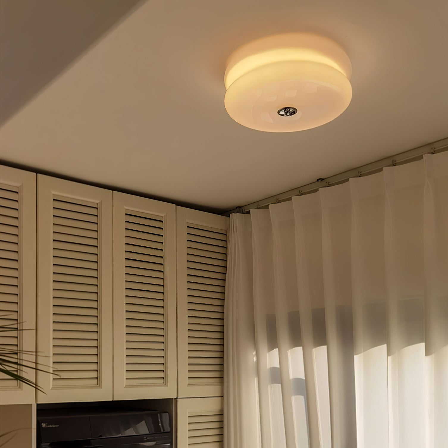 Art Deco Ceiling Light with Integrated LED