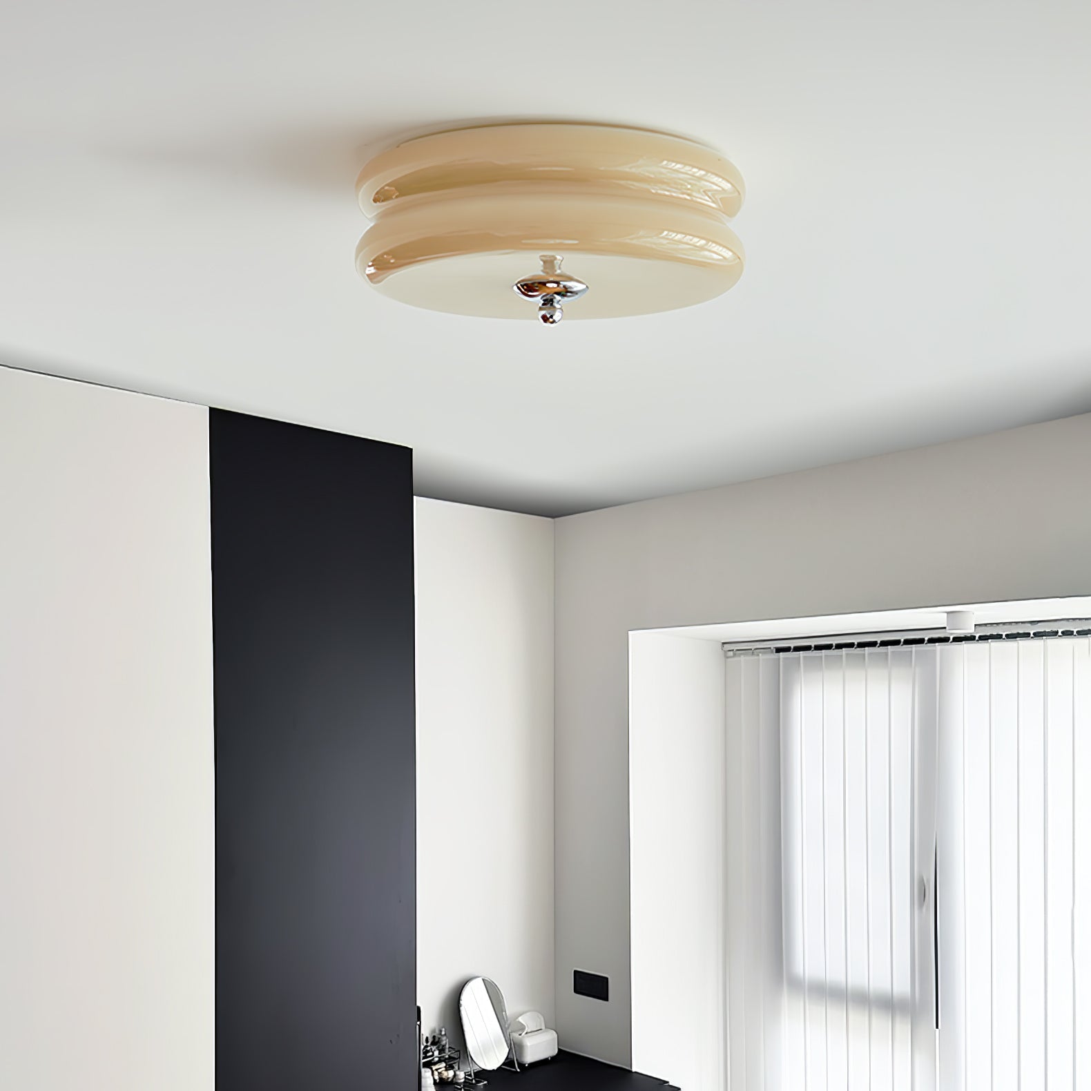 Art Deco Ceiling Light with Integrated LED