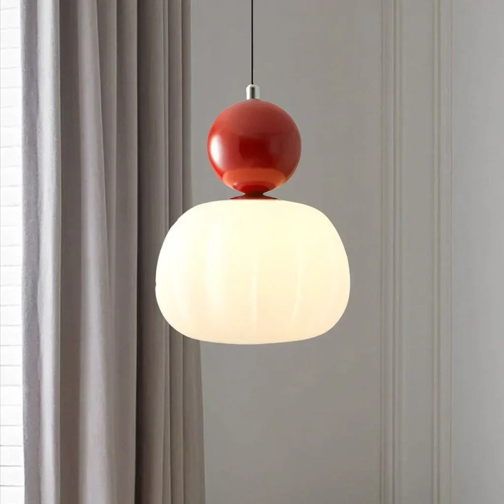 Lampada a Sospensione Crema Art Deco - Stile Bauhaus